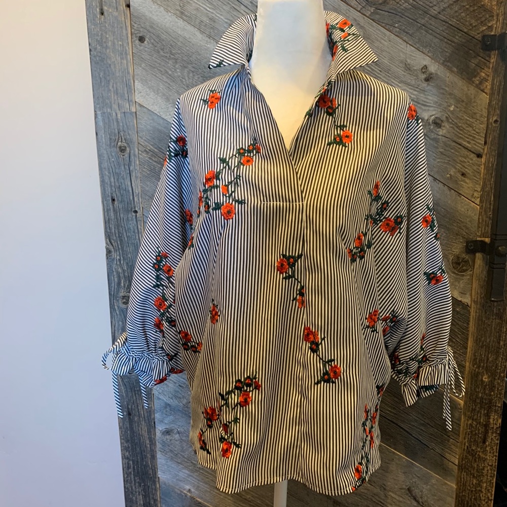 Collective Concepts Embroidered Top